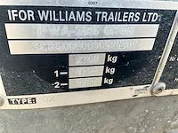 2012 - ifor williams trailers - gx105 db - machinetransporter - afbeelding 3 van  21