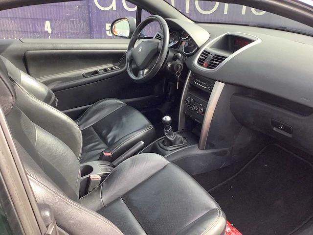 2012 - peugeot - 207 cc - 1.6 vti griffe - personenauto - afbeelding 11 van  14