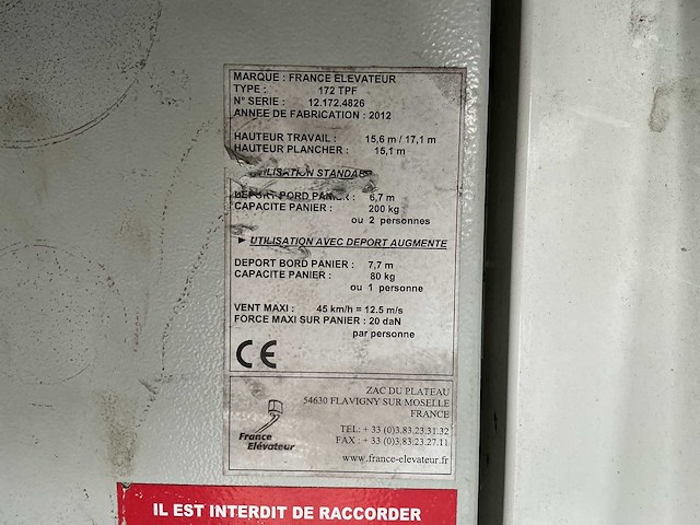 2012 - renault - master - t45 2.3 dci l3h2 - bedrijfswagen/autohoogwerker 17m - afbeelding 7 van  24