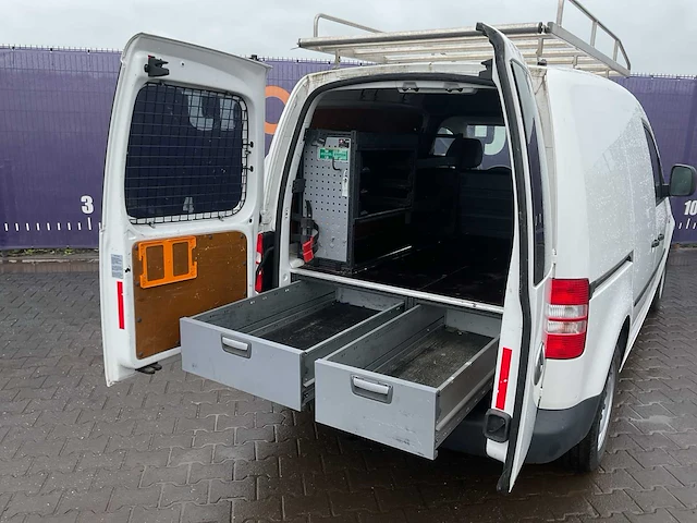 2012 - volkswagen - caddy - 2.0 ecofuel cng/benzine - bedrijfswagen - afbeelding 5 van  13