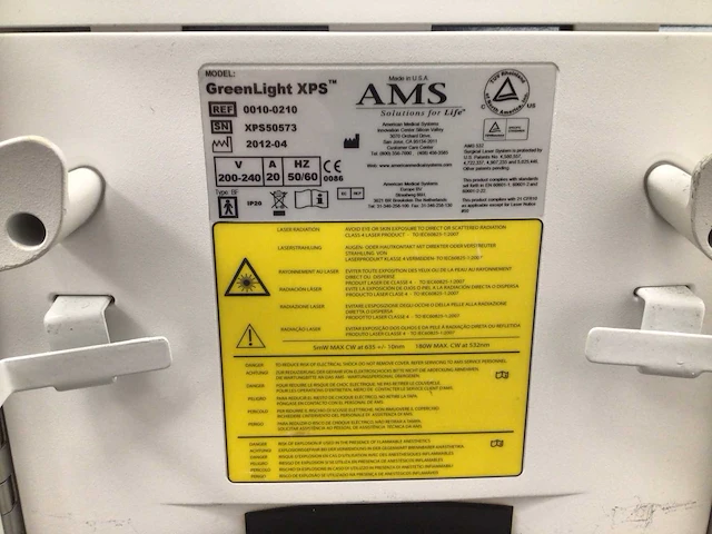 2012 ams greenlight xps laser - afbeelding 4 van  13