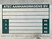 2012 atec eb2 2-1 dubbelas aanhangwagen - afbeelding 18 van  25