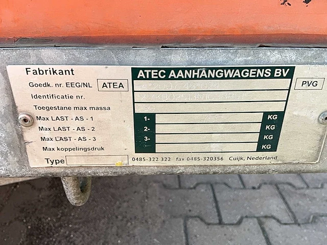 2012 atec eo1300 aanhangwagen - afbeelding 13 van  14