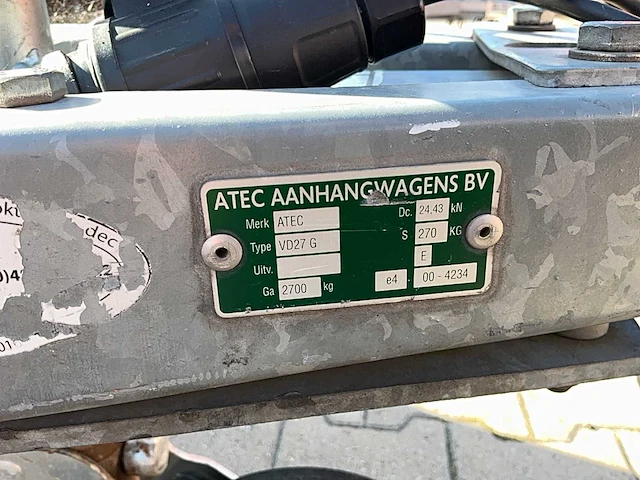 2012 atec eo1300 aanhangwagen - afbeelding 14 van  14