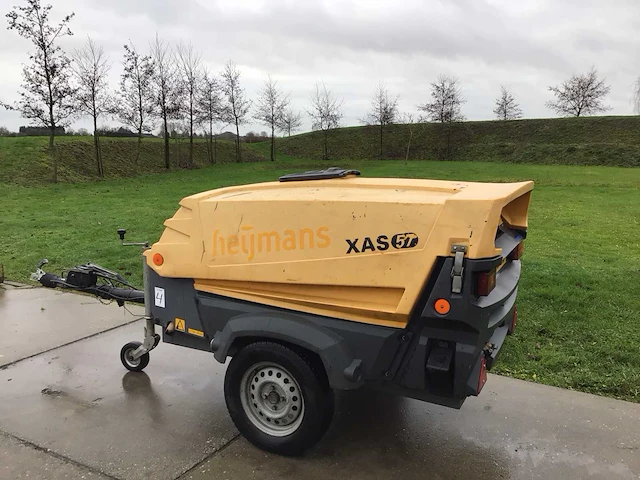 2012 atlas copco xas57 mobiele luchtcompressor - afbeelding 1 van  14