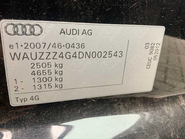 2012 audi s6 limousine personenauto - afbeelding 46 van  48