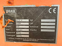 2012 bauer ak 75 s kantelcontainer / kiepcontainer - afbeelding 2 van  10