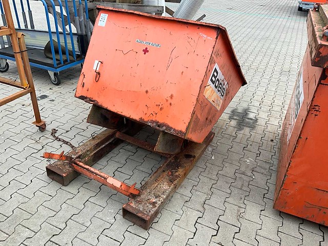 2012 bauer ak 75 s kantelcontainer / kiepcontainer - afbeelding 4 van  10