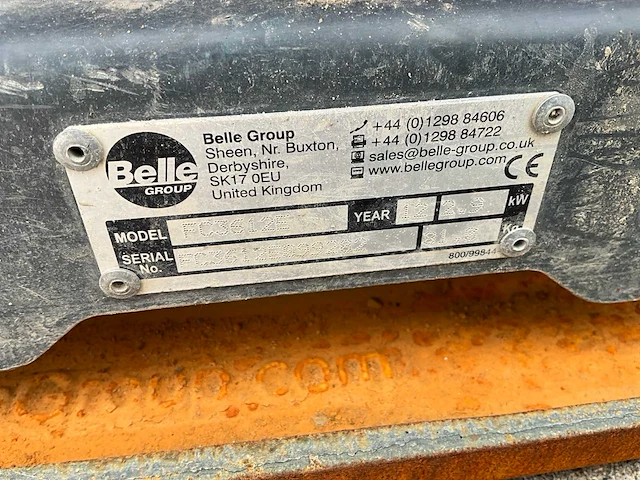 2012 belle fc3612e trilplaat - afbeelding 4 van  12