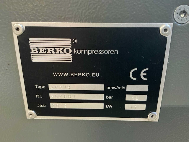 2012 berko ac11 h schotten compressor - afbeelding 6 van  14