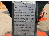 2012 bt lpe200/8 elektrische palletwagen - afbeelding 7 van  7