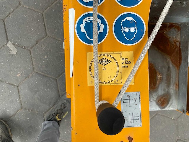 2012 cedima cf-2116d betonzaagmachine - afbeelding 13 van  13