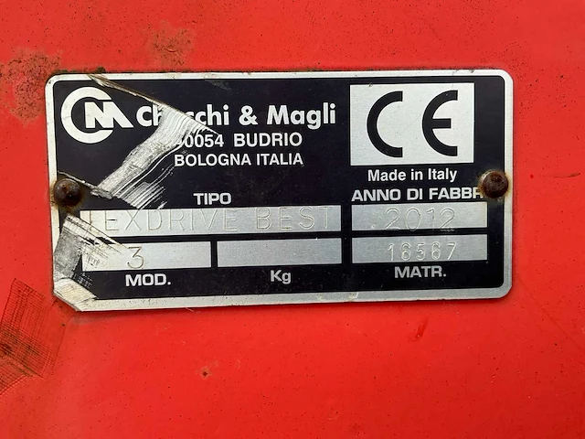 2012 checchi & magli texdrive best plant- en pootmachine - afbeelding 11 van  19