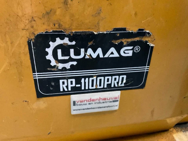 2012 clumag rp1100pro trilplaat - afbeelding 4 van  5