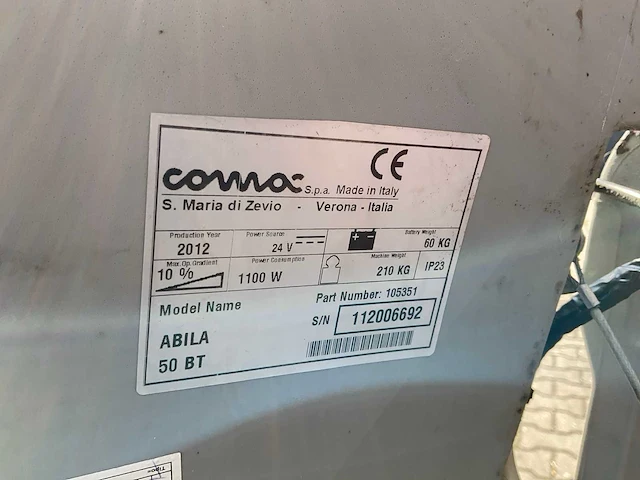 2012 cowa alila 50 bt maxx schrob-zuigmachine - afbeelding 6 van  7