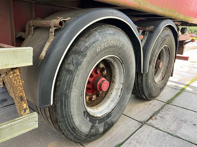2012 daf fat cf85 20m³ afzetkipper met palfinger kraan en 1999 atm dak18 12m³ aanhangwagen met kipper - afbeelding 4 van  98