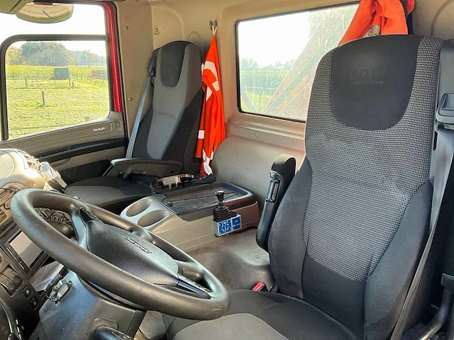2012 daf fat cf85 20m³ afzetkipper met palfinger kraan en 1999 atm dak18 12m³ aanhangwagen met kipper - afbeelding 6 van  98