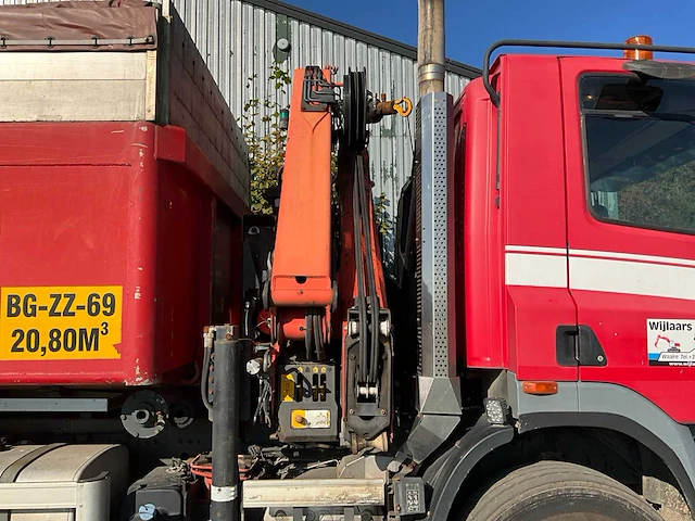 2012 daf fat cf85 20m³ afzetkipper met palfinger kraan en 1999 atm dak18 12m³ aanhangwagen met kipper - afbeelding 32 van  98