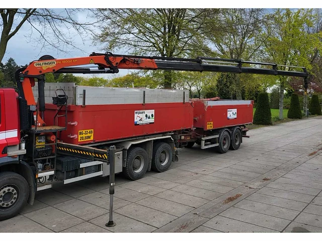 2012 daf fat cf85 20m³ afzetkipper met palfinger kraan en 1999 atm dak18 12m³ aanhangwagen met kipper - afbeelding 36 van  98