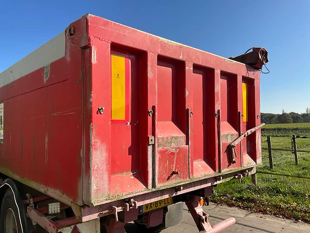 2012 daf fat cf85 20m³ afzetkipper met palfinger kraan en 1999 atm dak18 12m³ aanhangwagen met kipper - afbeelding 48 van  98