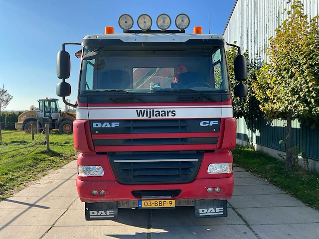 2012 daf fat cf85 20m³ afzetkipper met palfinger kraan en 1999 atm dak18 12m³ aanhangwagen met kipper - afbeelding 56 van  98
