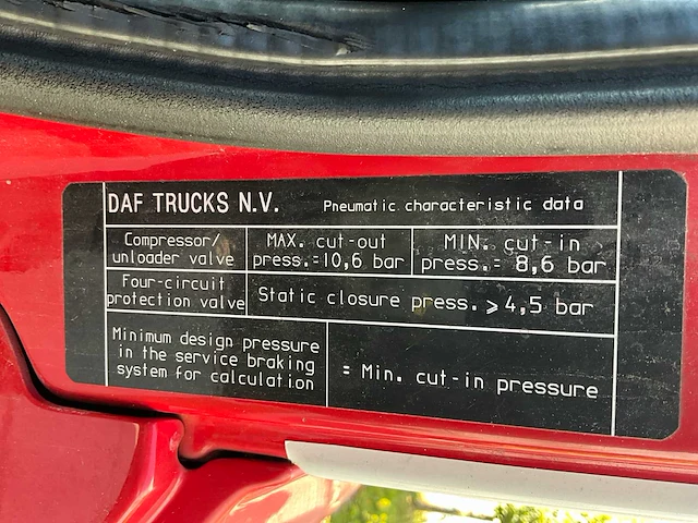 2012 daf fat cf85 20m³ afzetkipper met palfinger kraan en 1999 atm dak18 12m³ aanhangwagen met kipper - afbeelding 94 van  98