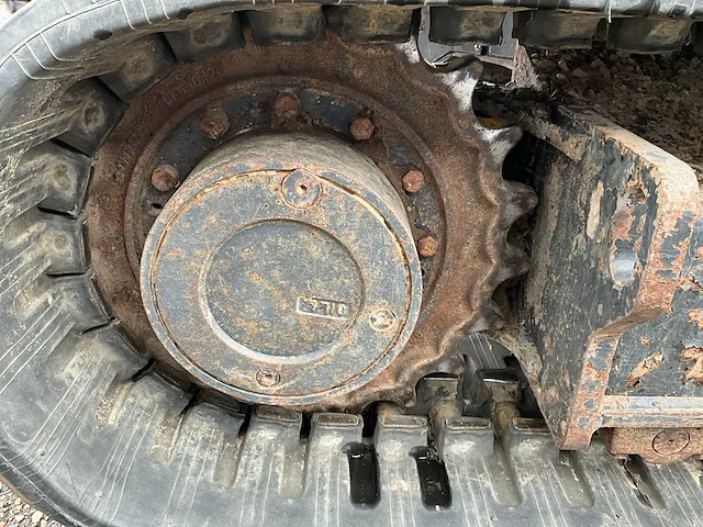 2012 doosan dx80r 2pc boom midigraafmachine met topcon x53i gps systeem - afbeelding 6 van  38