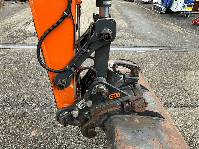 2012 doosan dx80r 2pc boom midigraafmachine met topcon x53i gps systeem - afbeelding 11 van  38