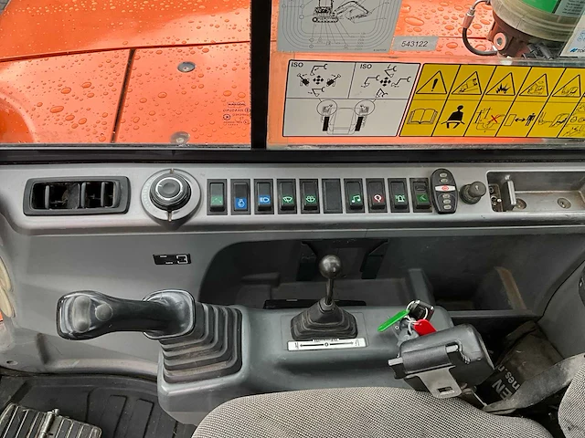 2012 doosan dx80r 2pc boom midigraafmachine met topcon x53i gps systeem - afbeelding 24 van  38