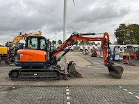 2012 doosan dx80r 2pc boom midigraafmachine met topcon x53i gps systeem - afbeelding 37 van  38