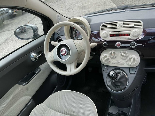 2012 fiat 500 0.9 twinair lounge - afbeelding 10 van  25