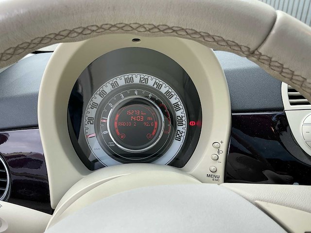 2012 fiat 500 0.9 twinair lounge - afbeelding 15 van  25
