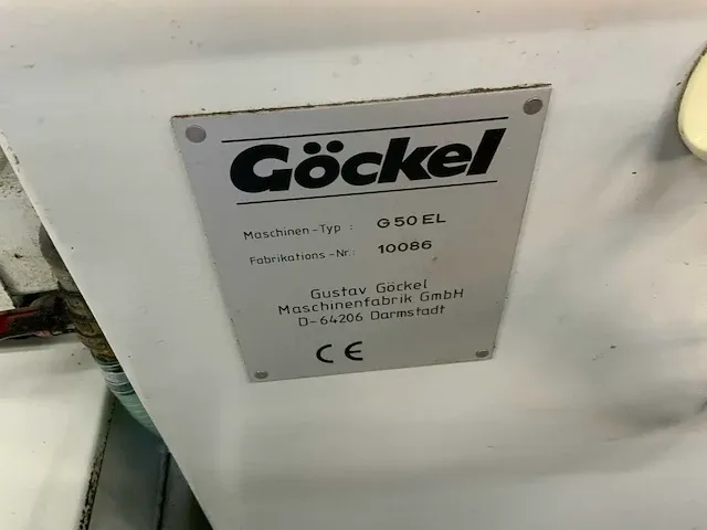 2012 göckel g50el messen slijpmachine - afbeelding 6 van  15