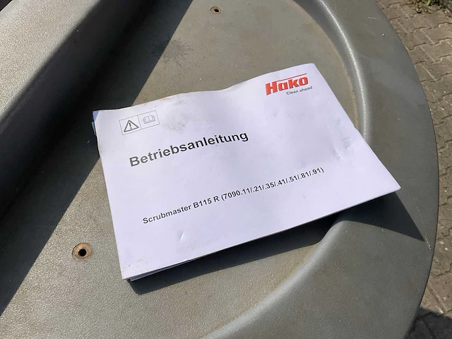 2012 hako scrubmaster b115r schrob-zuigmachine - afbeelding 3 van  15