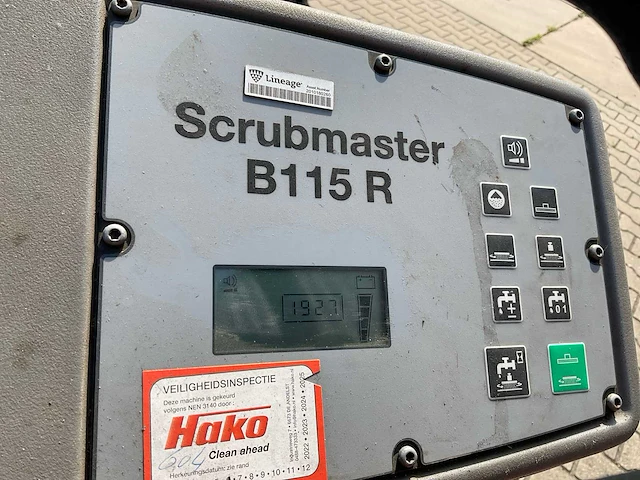 2012 hako scrubmaster b115r schrob-zuigmachine - afbeelding 6 van  15