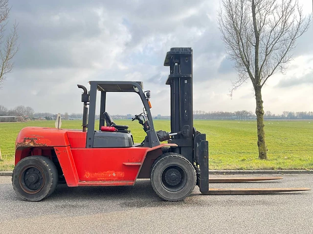 2012 hangcha cpcd100 10.000kg vorkheftruck lepelversteller - afbeelding 11 van  16