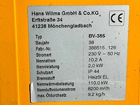 2012 hans wilms bv-385 industriële heater / event heater / hetelucht turbine - afbeelding 6 van  14