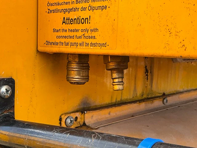 2012 hans wilms bv-535 industriële heater / event heater / hetelucht turbine - afbeelding 3 van  14