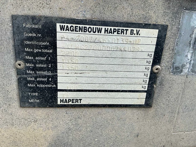 2012 hapert ta aanhangwagen - afbeelding 31 van  37