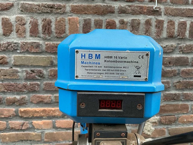 2012 hbm 16 vario kolomboormachine - afbeelding 4 van  7
