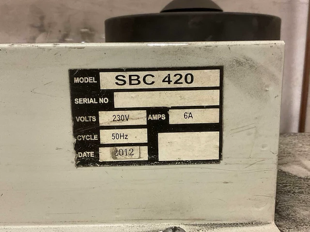 2012 hbm sbc 420 straalcabine - afbeelding 9 van  9