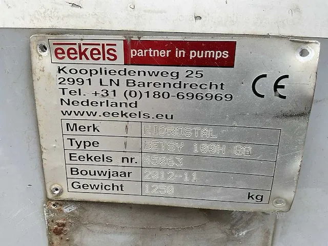2012 hidrostal eekels betsy 100h gg waterpomp - afbeelding 14 van  26