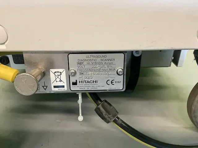 2012 hitachi hi-vision avius ultrasound-apparaat - afbeelding 6 van  14