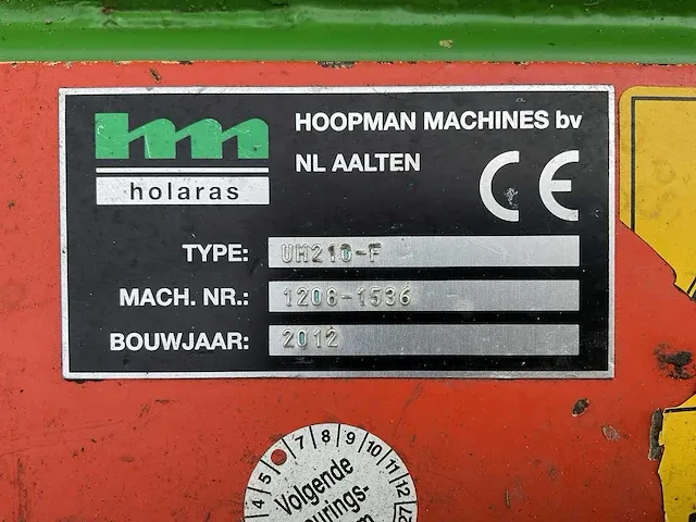 2012 holaras um210-f loofklapper - afbeelding 7 van  15