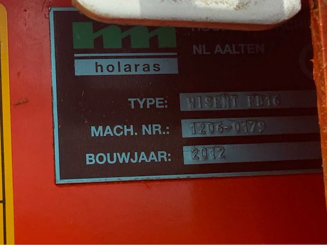 2012 holaras wisent fb16 voerdoseer bunker op onderstel - afbeelding 42 van  47