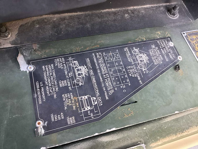 2012 humvee m1114 legervoertuig - afbeelding 21 van  23