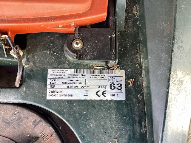 2012 husqvarna 220 ac robotmaaier - afbeelding 6 van  8