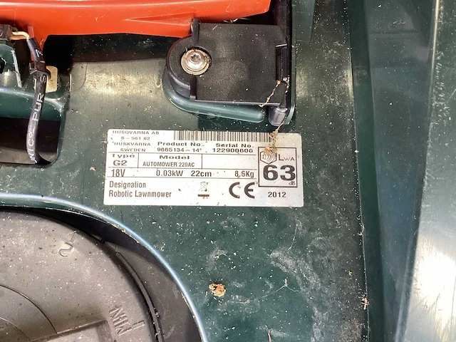 2012 husqvarna 220 ac robotmaaier - afbeelding 7 van  9