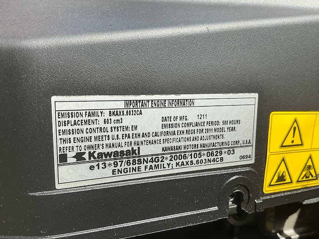2012 husqvarna cth164t zitmaaier - afbeelding 16 van  24