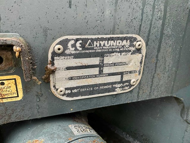 2012 hyundai robex 55-9 midigraafmachine - afbeelding 25 van  31